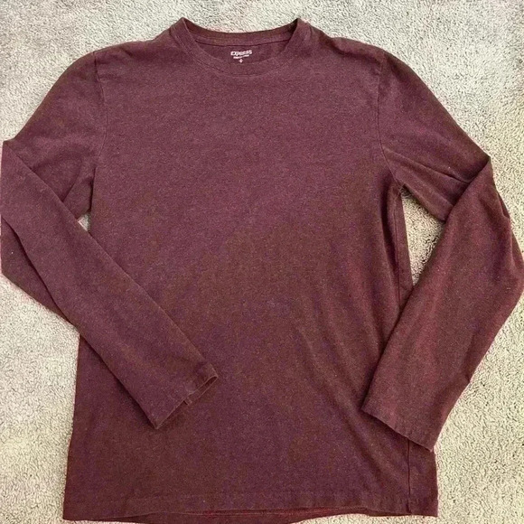 Burgundy express, long‎ sleeve shirt - Picture 1 of 3